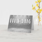 足カードを壊して下さい カード (黄色い花)