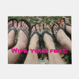 足ドアを拭くマット ドアマット