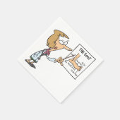 足ドクター紙ナプキンス スタンダードカクテルナプキン (角)