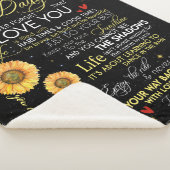 足パーソナライズされたの娘の毛布に シェルパブランケット (3/4)