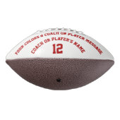 足パーソナライズされた玉8文字箱、色 アメリカンフットボール (回転270)