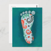 足ファンシーはがき ポストカード (正面/裏面)