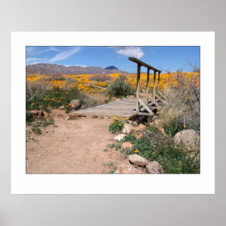 足ブリッジ&ポピー ポスター