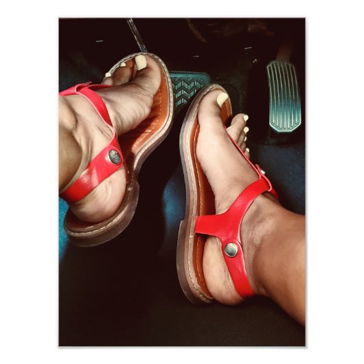 足ブレーキ フォトプリント            (正面)