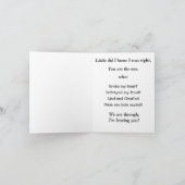 足プリント カード (内部)