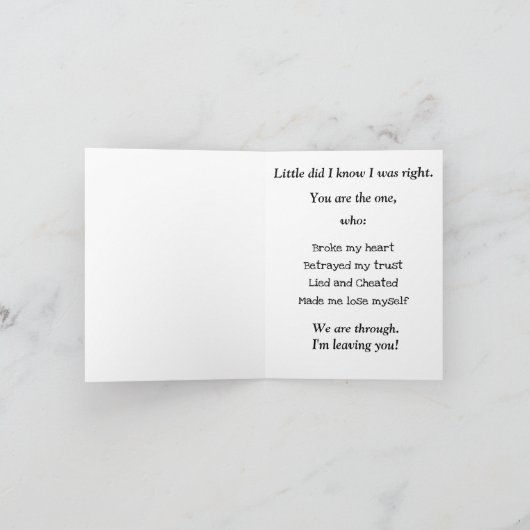 足プリント カード (内部)