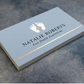 足マッサージセラピストポディストリストダスティブルー 名刺