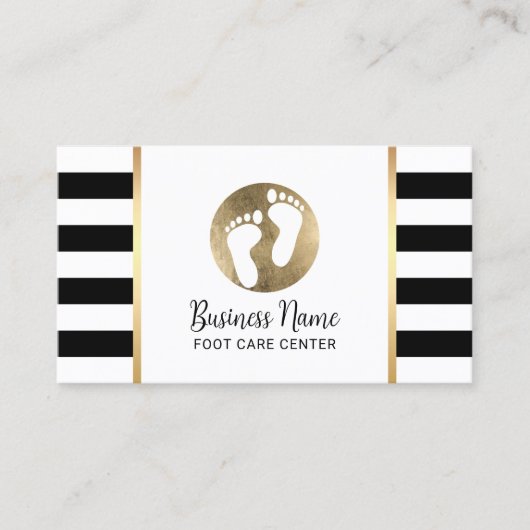 足マッサージポディトリストプラクティショナーモダンスパ 名刺 (正面)