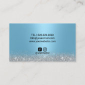 足マッサージモダンプラクティショナライトブルースパ 名刺 (裏面)