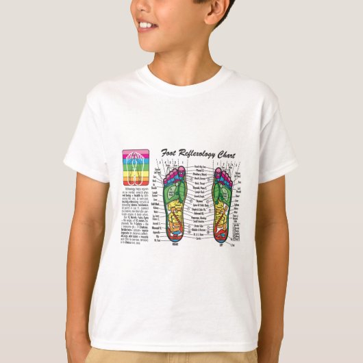 足マッサージリフレクソロジー Tシャツ (正面)