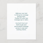 足マッサージ写真 チラシ (裏面)