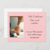 足マッサージ券 (正面/裏面)