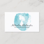 足リフレクソロジースパ水カラーマッサージセラピー 名刺 (正面)