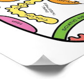 足リフレクソロジー14x18インチ ポスター (角)