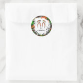 足不気味バッジ ラウンドシール (バッグ)