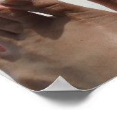 足付きビーチ ポスター (角)