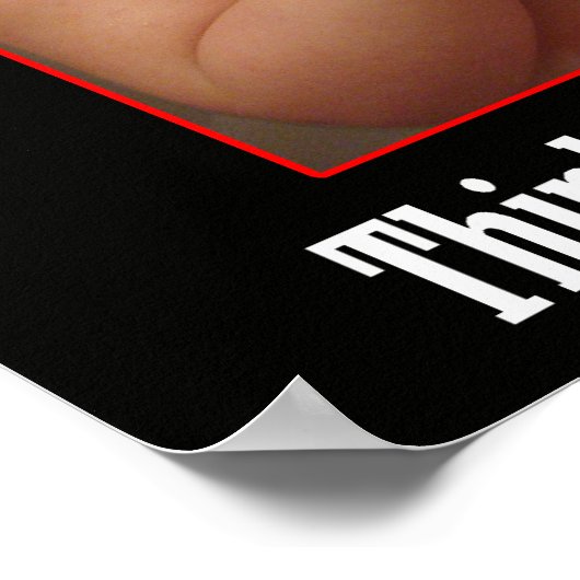 足入りポスおもしろいター ポスター (角)