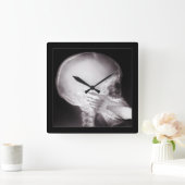 足入口X線 スクエア壁時計 (ホーム)