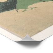 足利ぶら下がった近くの山行道の雲橋 ポスター (角)