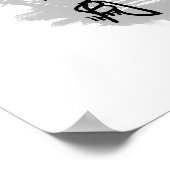 足利義輝の将軍書 ポスター (角)