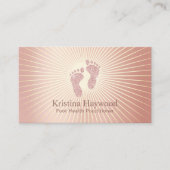 足医モダンバラ金ゴールドセラピー 名刺 (正面)