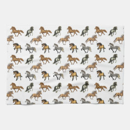 足取りのアイスランド人 キッチンタオル