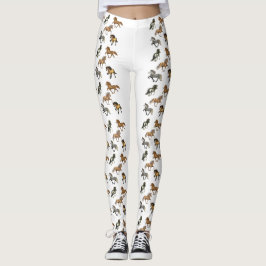 足取りのアイスランド人 レギンス