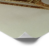 足台、アイボリー象嵌付 ポスター (角)