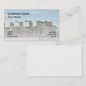 足場のコンクリートブロック 名刺 (正面/裏面)