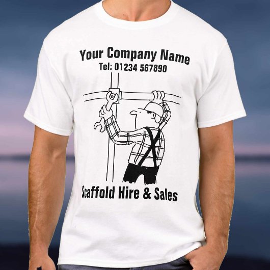足場のレンタルと販売のキャラクター Tシャツ
