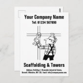 足場の漫画で個人設定 ポストカード (正面/裏面)