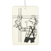 足場の漫画 カーエアーフレッシュナー (正面)