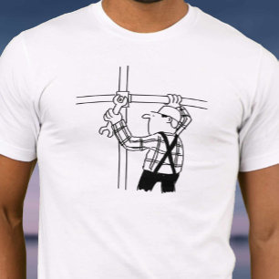 足場の組立て足場 Tシャツ