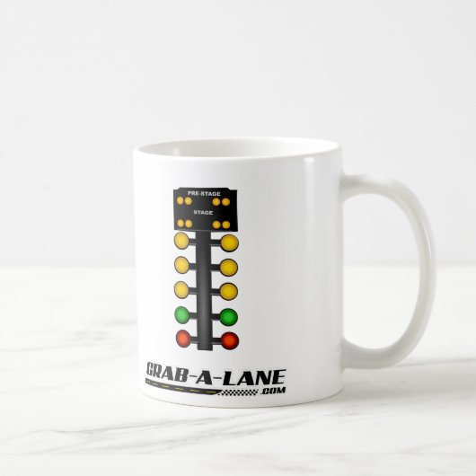 足場の軽いクリスマス木のマグを競争させるドラッグ コーヒーマグカップ (右)