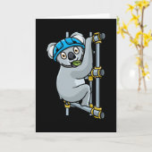 足場コアラ足場 カード (黄色い花)