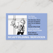 足場サービス漫画 名刺 (正面)