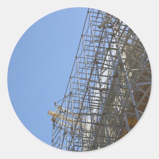 足場ステッカー ラウンドシール (正面)