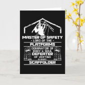 足場マスター安全ロードプラットフォーム カード (黄色い花)