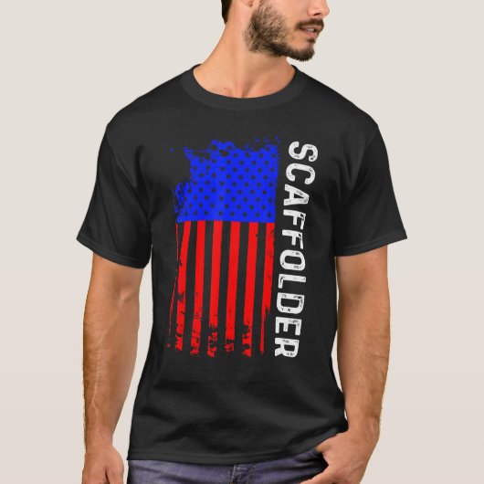 足場メーカ足場の足場 Tシャツ (正面)