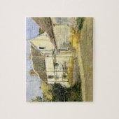 足場付き住宅(ヴィンテージ建物工事) ジグソーパズル (縦)