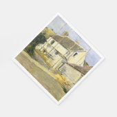 足場付き住宅(ヴィンテージ建物工事) スタンダードランチョンナプキン (角)