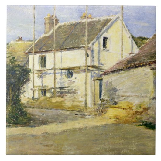 足場付き住宅(ヴィンテージ建物工事) タイル (正面)