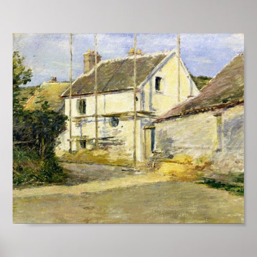 足場付き住宅(ヴィンテージ建物工事) ポスター (正面)