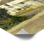 足場付き住宅(ヴィンテージ建物工事) ポスター (角)