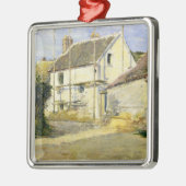 足場付き住宅(ヴィンテージ建物工事) メタルオーナメント (左)