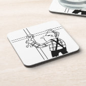 足場付き足場 コースター (左側)