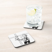 足場付き足場 コースター (右側)