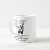 足場及び足場促進コーヒーマグ コーヒーマグカップ (正面左)