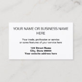 足場契約者名刺 名刺 (裏面)