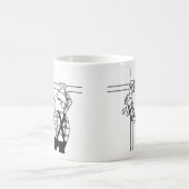 足場屋さんのカートゥーン コーヒーマグ コーヒーマグカップ (中央)